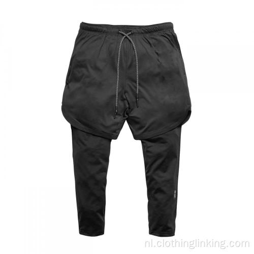 Hardloopshorts met compressie binnenbroek